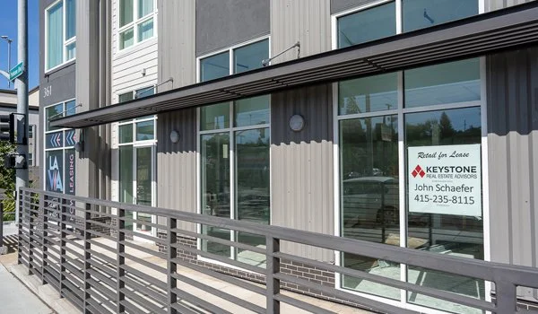 La Via Apartments Retail Space, a vacant property in downtown Petaluma