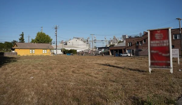 Vacant Lot Across From Former Kitchen Store, at Lakeville, a vacant property in downtown Petaluma